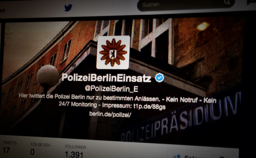 Einsatz-Account der Berliner Polizei